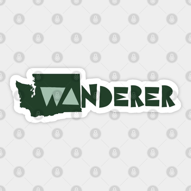 Washington State Sticker by happysquatch